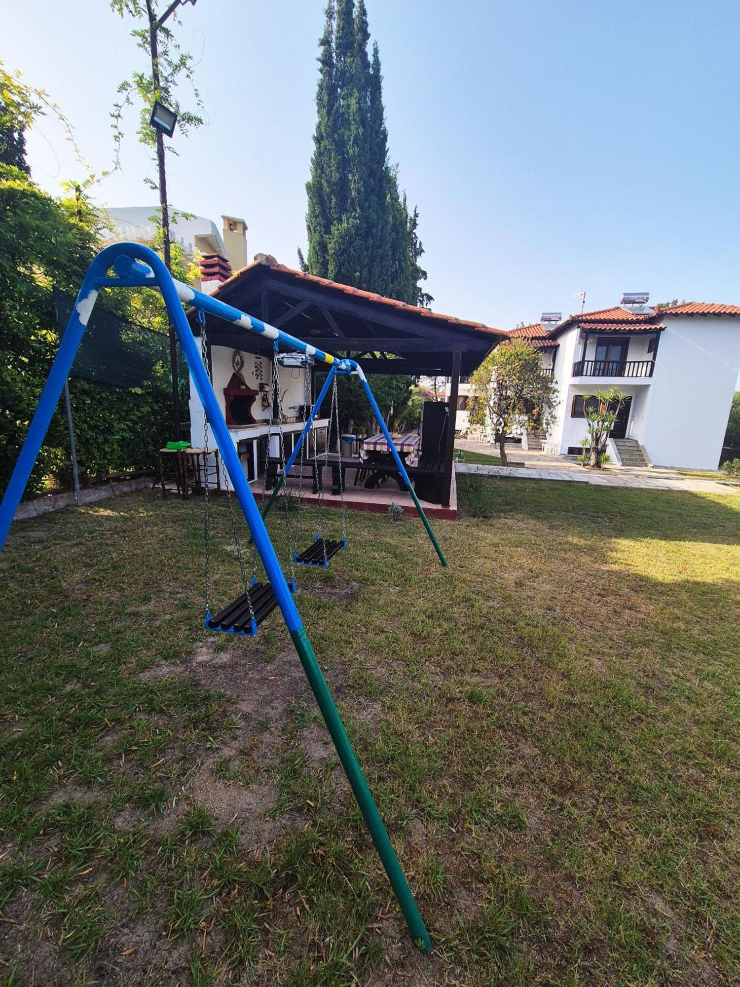 Geovilla Green & Blue 1 - Pefkochori Exterior foto